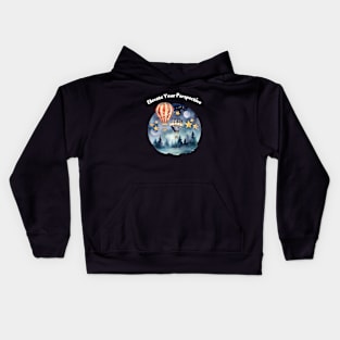 Air Balloon Plane Aeroplane Sky Travelling Kids Hoodie